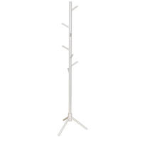 GARDEROBENSTÄNDER in Weiß   - Weiß, Design, Holz (45/45/174cm) - MID.YOU