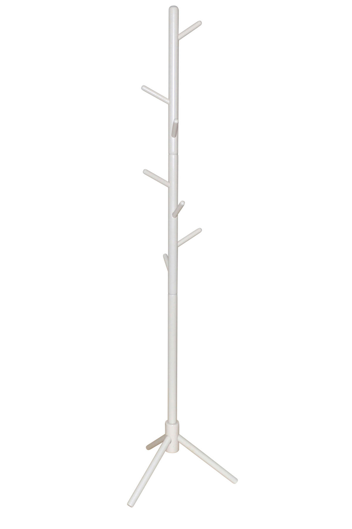 GARDEROBENSTÄNDER in Weiß   - Weiß, Design, Holz (45/45/174cm) - MID.YOU