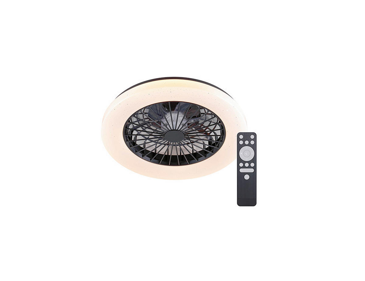 Ventilator De Plafon  48,5/14 cm    - alb/transparent, Trend, plastic (48,5/14cm) - Mican