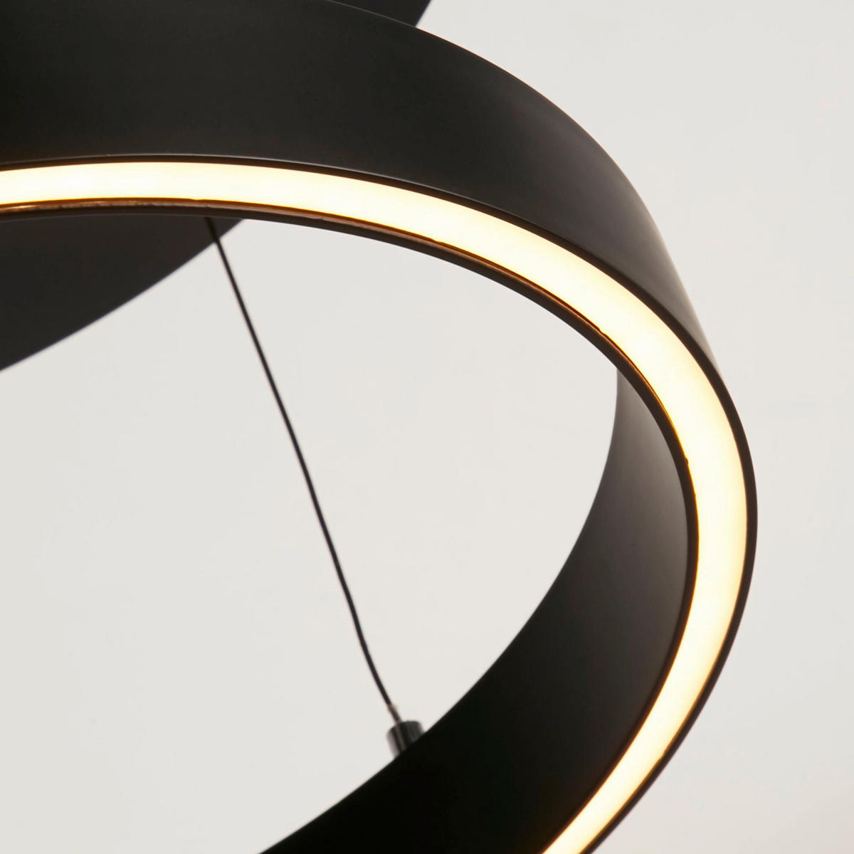 LED-HÄNGLAMPA Searchlight Layla Pendant 44/12.5 cm  - svart, Basics, metall (44/12.5cm)