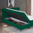 BOXBETT 160/200 cm  in Grün  - Schwarz/Grün, Design, Holz/Holzwerkstoff (160/200cm) - Xora