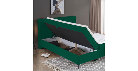 BOXBETT 180/200 cm in Rosa - Schwarz/Rosa, Design, Holz/Holzwerkstoff (180/200cm) - Xora