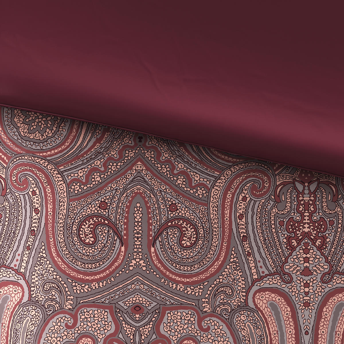OBOJSTRANNÁ POSTEĽNÁ BIELIZEŇ, satén, bobuľová, 140/200 cm - bobuľová, Konventionell, textil (140/200cm) - Novel