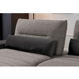 ECKSOFA in Webstoff Graubraun  - Graubraun/Schwarz, KONVENTIONELL, Textil/Metall (191/273cm) - Carryhome