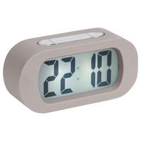 WECKER 14/7/5 cm   - Grau, Basics, Kunststoff (14/7/5cm) - Karlsson