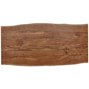 TISCHPLATTE in massiv Akazie Akaziefarben - Akaziefarben, Natur, Holz (180/90/3,8cm) - Valdera