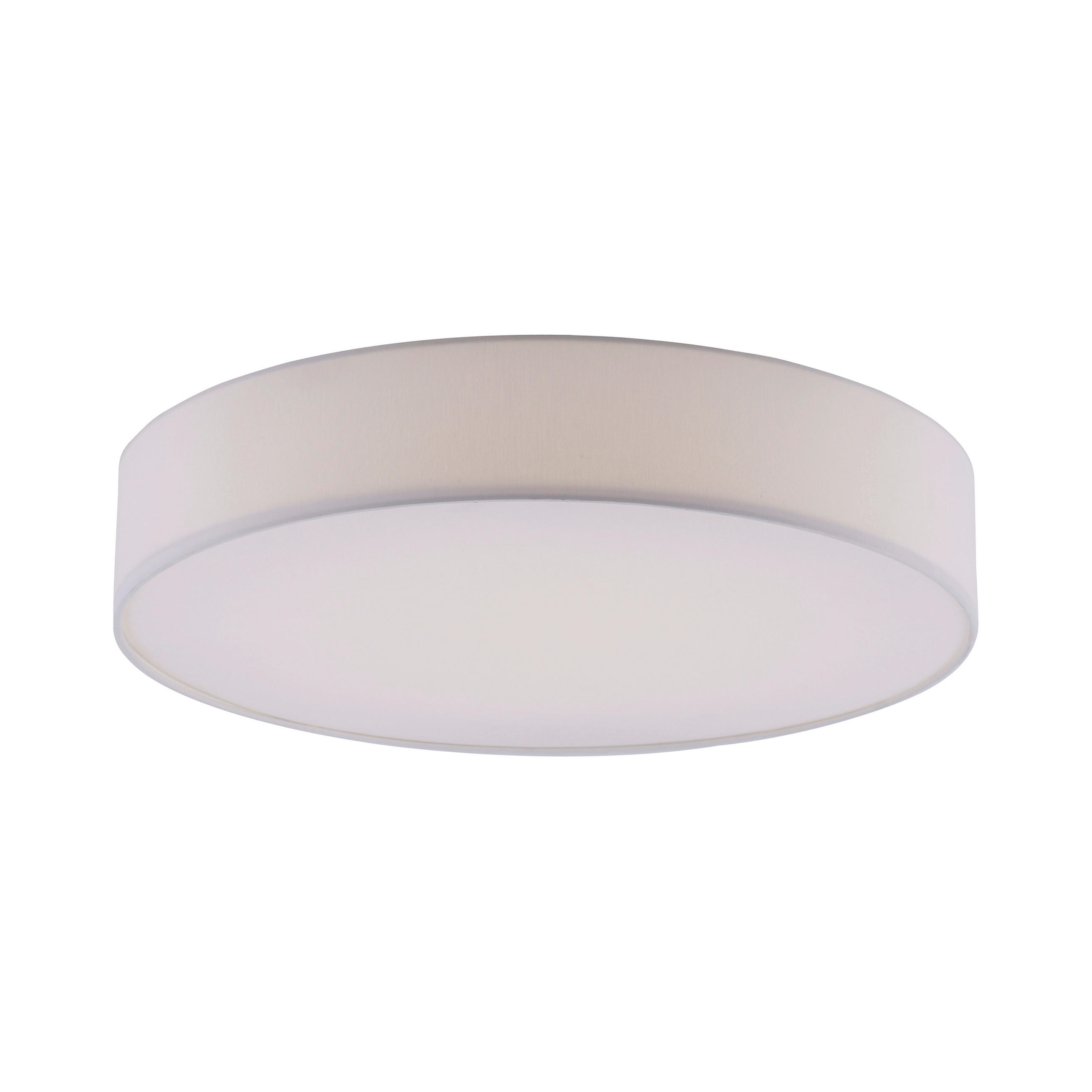 LED-Deckenleuchte Lolasmart-Kiara  - Weiß, KONVENTIONELL, Textil (58/58/10cm)