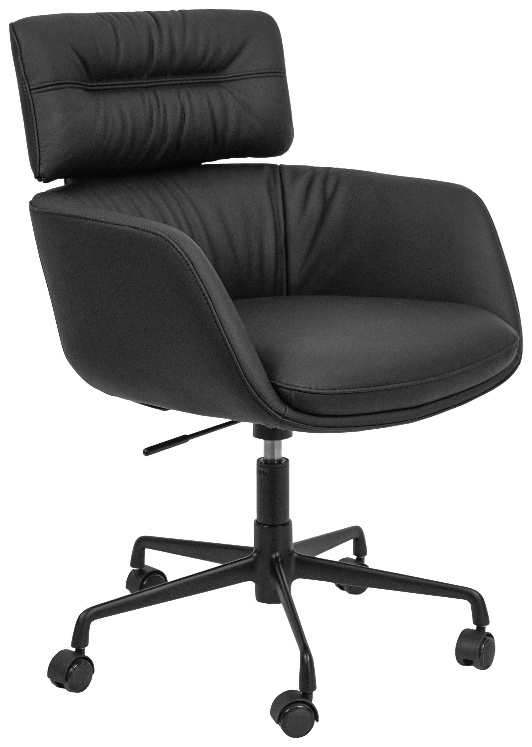 Scaun Rotativ, negru - negru, Design, plastic/metal (62/91/66cm) - Dieter Knoll