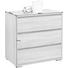 KOMMODE - Alufarben/Sonoma Eiche, Design, Holzwerkstoff/Kunststoff (80/79/48cm) - Carryhome KOMMODE - Alufarben/Sonoma Eiche, Design, Holzwerkstoff/Kunststoff (80/79/48cm) - Carryhome
