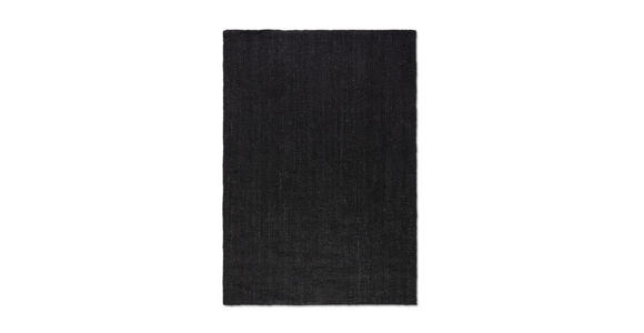 JUTETEPPICH 80/150 cm Bouclé  - Schwarz, Basics, Textil (80/150cm) - Linea Natura