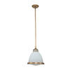 HÄNGELEUCHTE 32.4/42 cm    - Messingfarben, Konventionell, Glas/Metall (32.4/42cm) - Elstead Lighting
