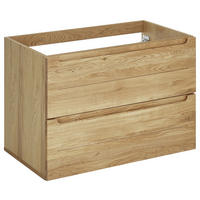 WASCHBECKENUNTERSCHRANK 80/54/46 cm  - Eichefarben, KONVENTIONELL, Holz/Holzwerkstoff (80/54/46cm) - Linea Natura