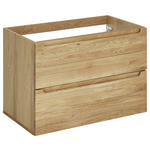 WASCHBECKENUNTERSCHRANK 80/54/46 cm  - Eichefarben, KONVENTIONELL, Holz/Holzwerkstoff (80/54/46cm) - Linea Natura