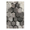 WEBTEPPICH 80/150 cm Modernina Grau, Silberfarben, Dunkelgrau, Beige  - Dunkelgrau/Beige, KONVENTIONELL, Textil (80/150cm) - Esprit