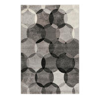 WEBTEPPICH 120/170 cm Modernina Grau, Silberfarben, Dunkelgrau, Beige  - Dunkelgrau/Beige, Design, Textil (120/170cm) - Esprit