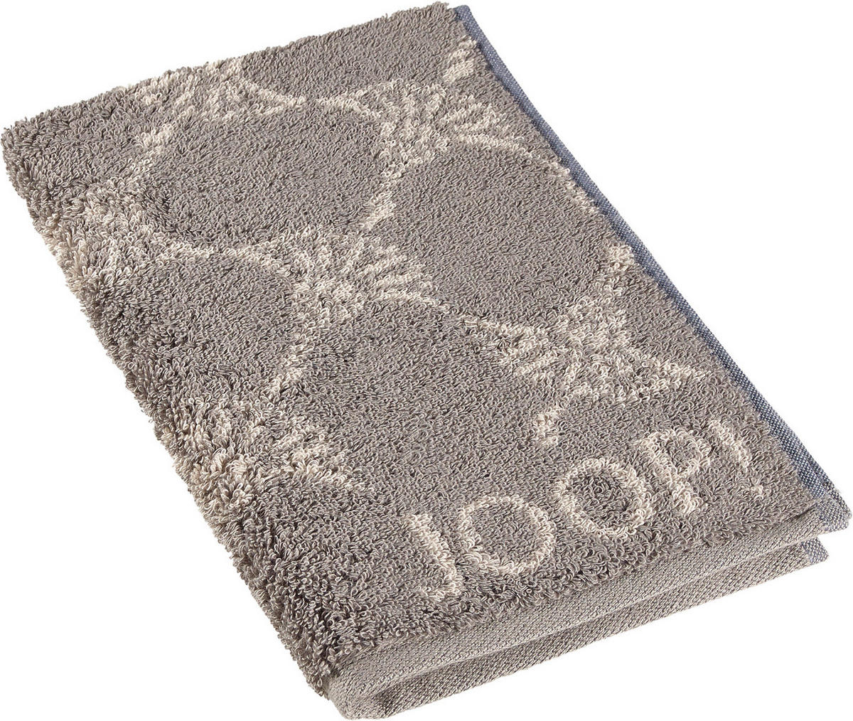 GÄSTETUCH Cornflower Graphitfarben 30/50 cm  - Graphitfarben, Basics, Textil (30/50cm) - Joop!
