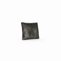 ZIERKISSEN   71/64/15 cm  - Schwarz, Design, Leder (71/64/15cm) - Livetastic