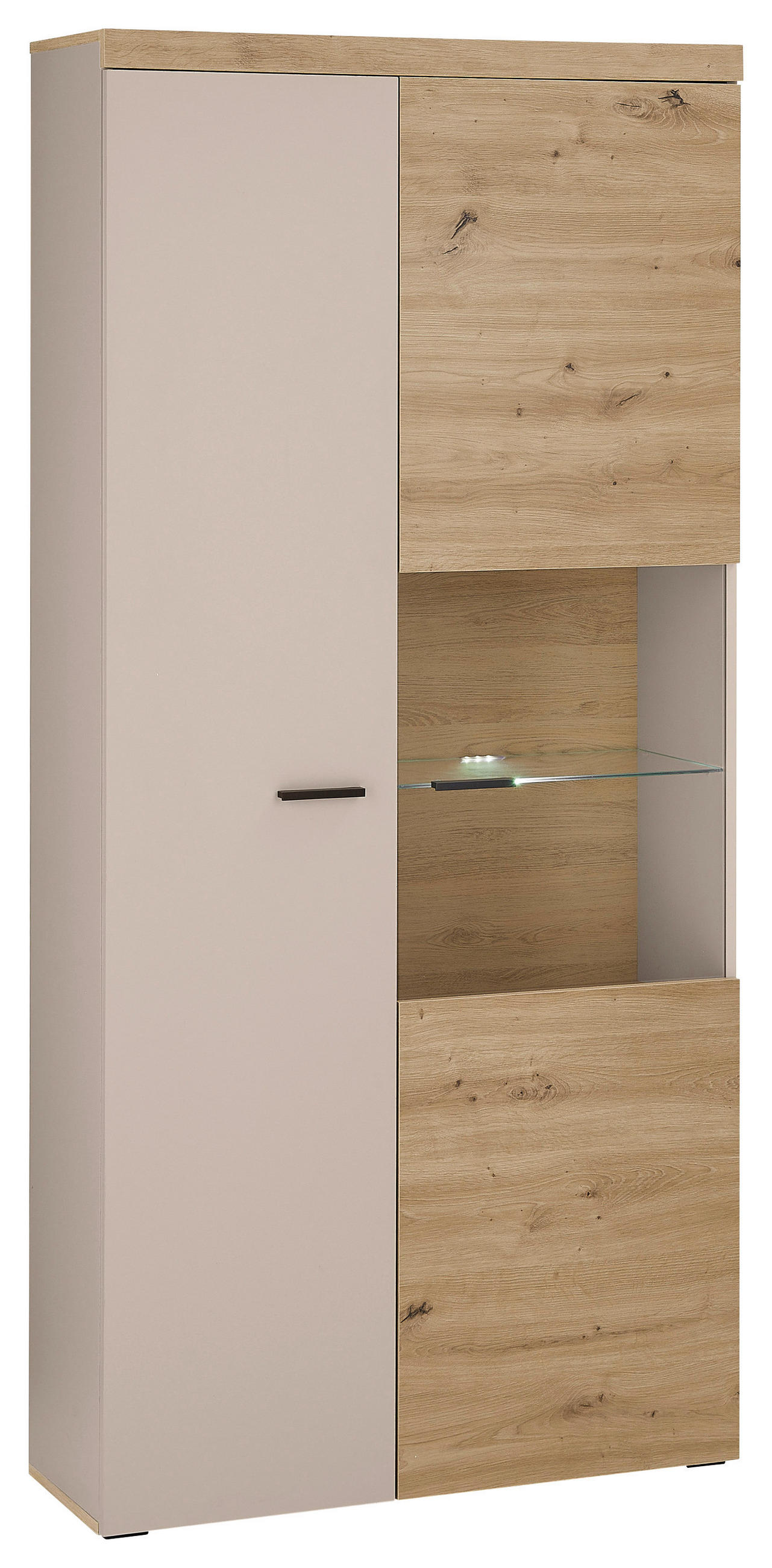 Vitrine Strada Giga Eiche Artisan/Kashmir, B: 91cm