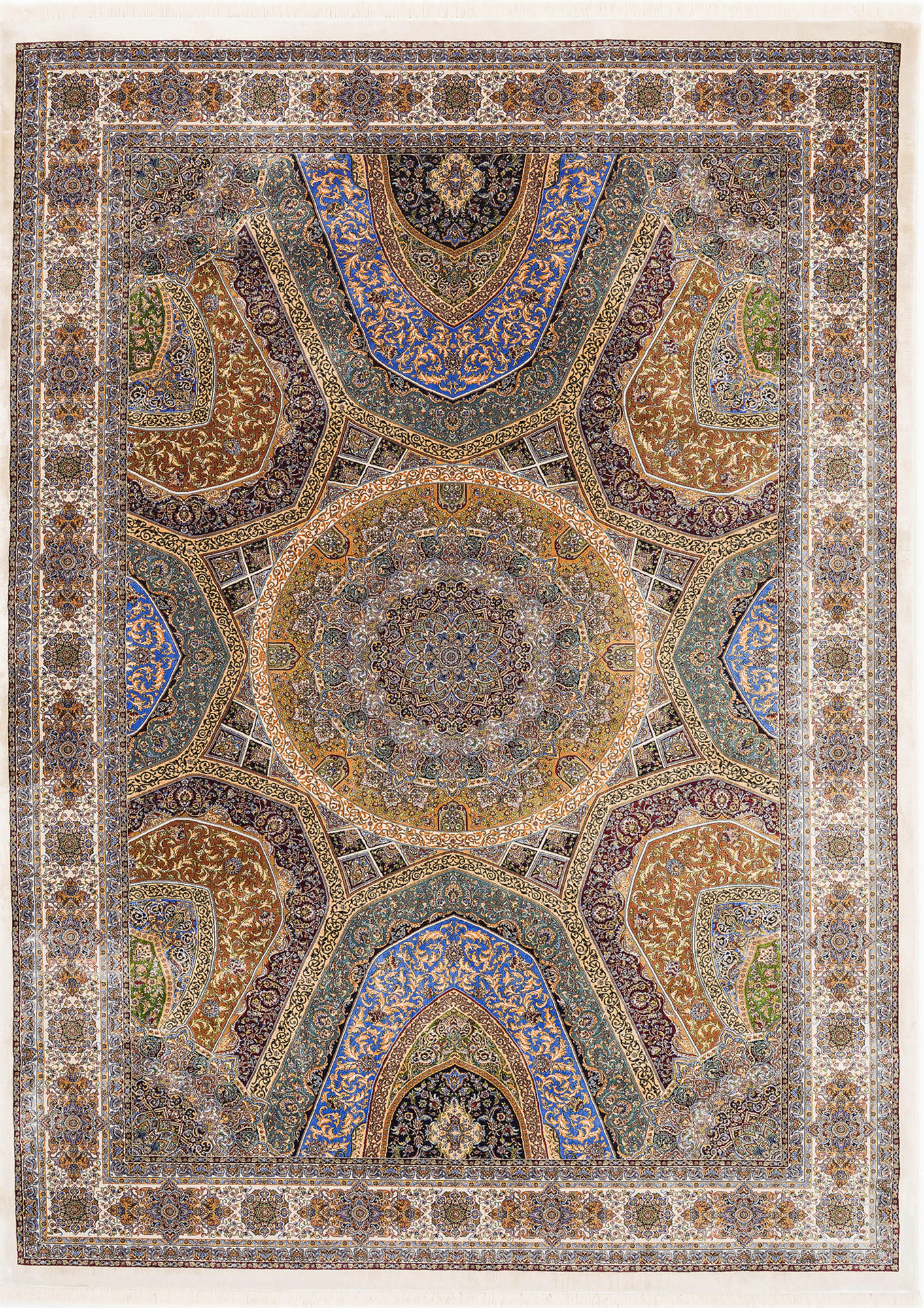 WEBTEPPICH 160/230 cm Arabesk Multicolor  - Multicolor, LIFESTYLE, Textil (160/230cm) - Dieter Knoll