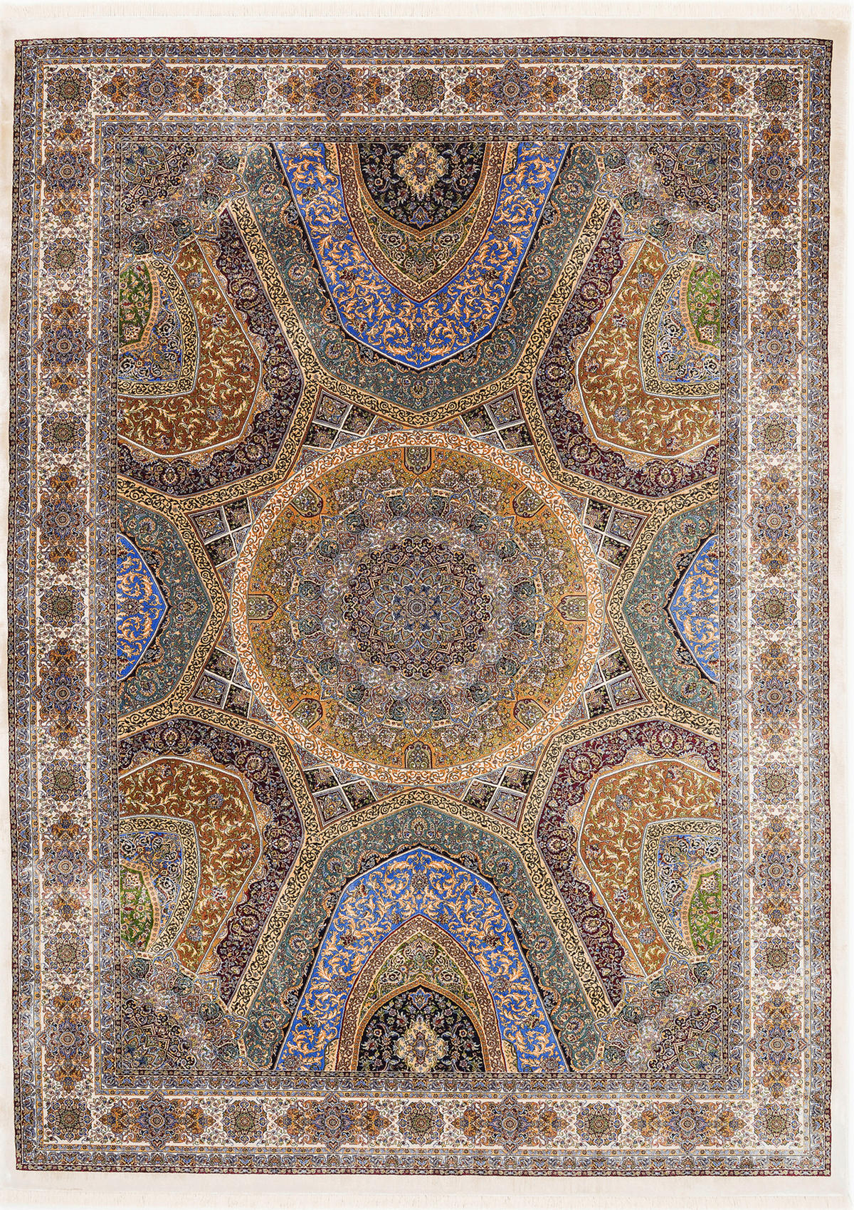 WEBTEPPICH 160/230 cm Arabesk Multicolor  - Multicolor, LIFESTYLE, Textil (160/230cm) - Dieter Knoll