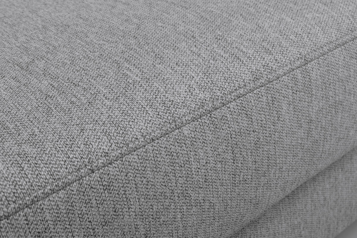 SCHLAFSOFA Flachgewebe Hellgrau  - Eiche Wotan/Hellgrau, KONVENTIONELL, Holz/Textil (222/93/99cm) - MID.YOU