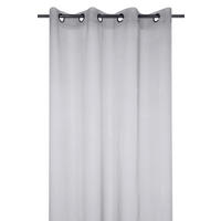 KONČANA ZAVESA  pol prosojno   135/260 cm  - siva, Basics, tekstil (135/260cm)