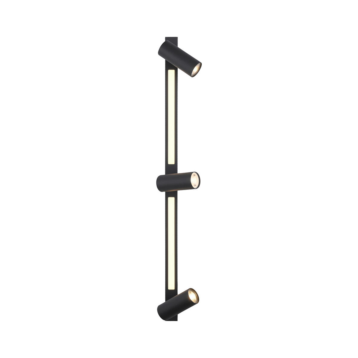 LED-DECKENLEUCHTE 101,5/22/20,5 cm   - Schwarz, Design, Kunststoff/Metall (101,5/22/20,5cm) - Schöner Wohnen