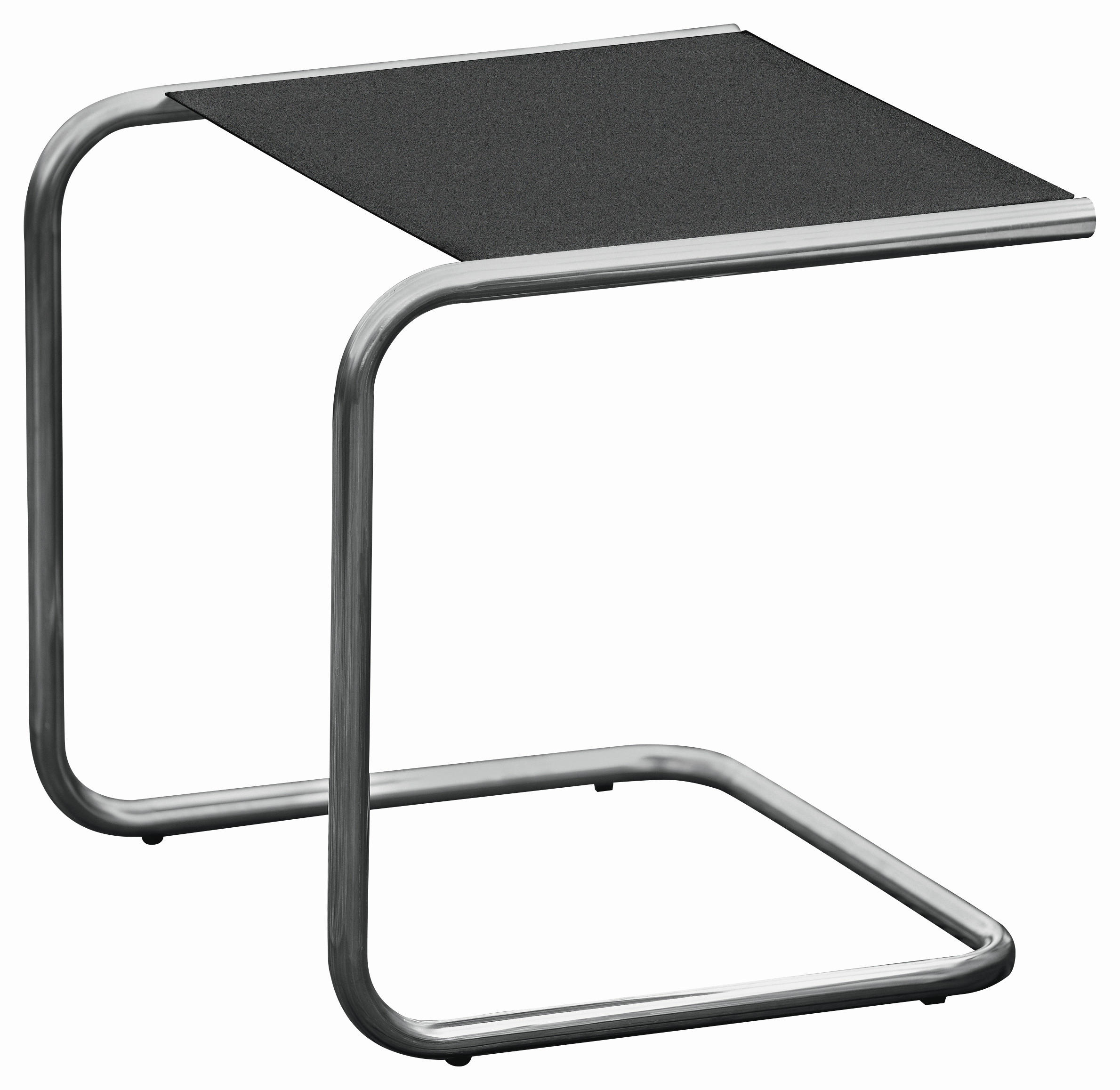 GARTENBEISTELLTISCH 40/40/40 cm Metall quadratisch  - Schwarz/Alufarben, Basics, Metall (40/40/40cm) - FIAM