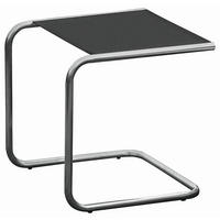 GARTENBEISTELLTISCH 40/40/40 cm Metall quadratisch  - Schwarz/Alufarben, Basics, Metall (40/40/40cm) - FIAM