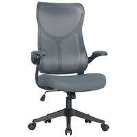 VRTLJIVI STOL les, kovina, umetna masa, tekstil siva  - siva/črna, Moderno, kovina/umetna masa (65/108/116/66cm) - MID.YOU