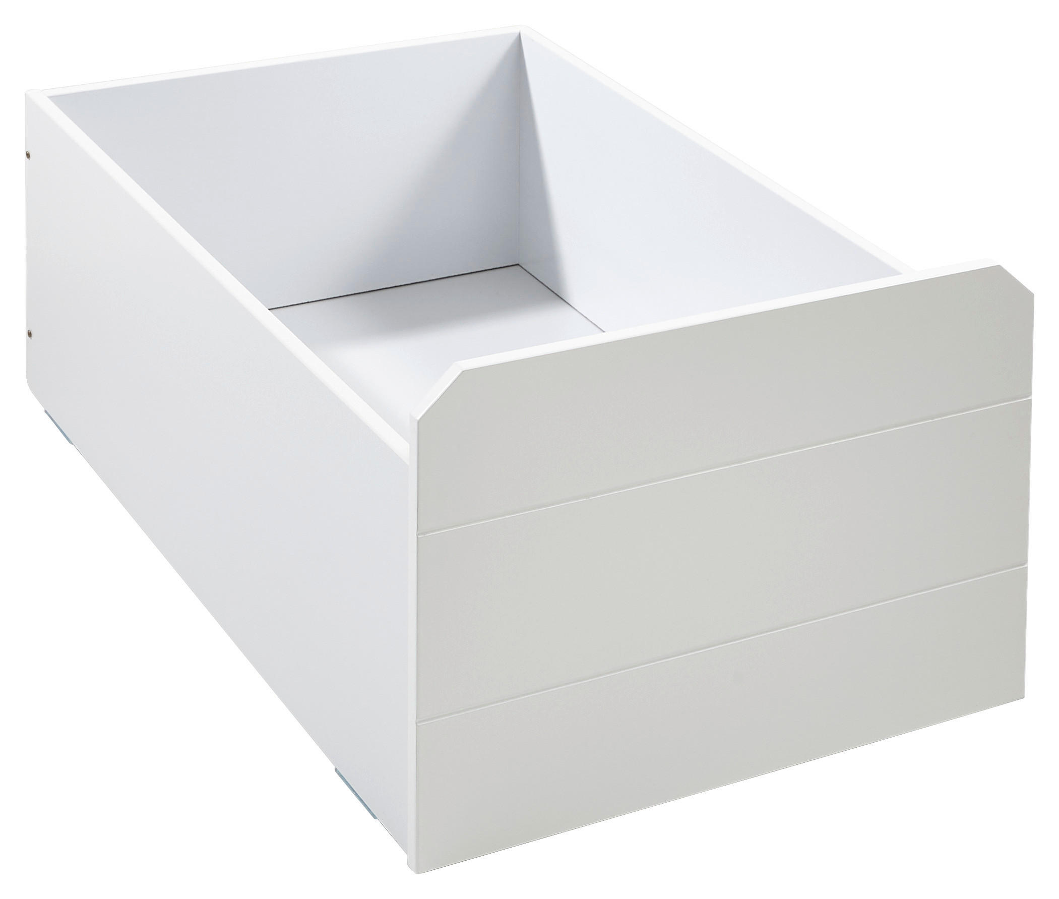 BETTSCHUBKASTEN 58/40/90 cm Weiß  - Weiß, Design, Holzwerkstoff/Kunststoff (58/40/90cm) - Xora