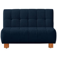 SCHLAFSOFA Dunkelblau  - Naturfarben/Dunkelblau, Design, Holz/Textil (125/92/102cm) - Novel