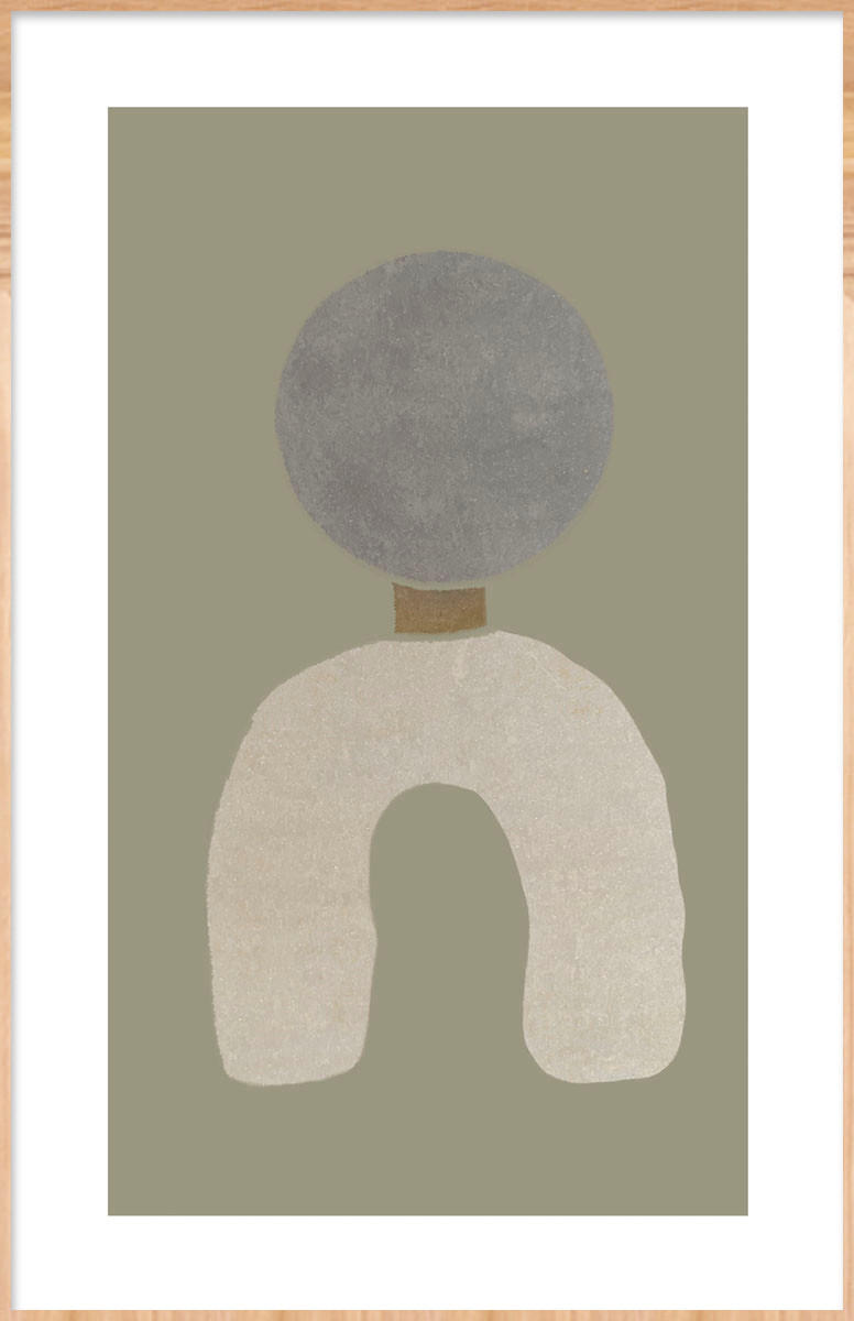 Wandkraft Bild Beige 98x148x10 cm