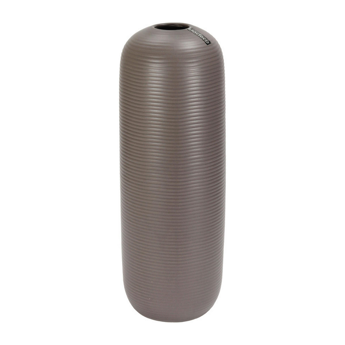 VÁZA, keramika, 45 cm - světle hnědá, Basics, keramika (16/45/16cm)