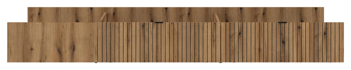 BETTKASTEN 200,6/24/95,4 cm Eichefarben  - Eichefarben, MODERN, Holzwerkstoff/Kunststoff (200,6/24/95,4cm) - MID.YOU
