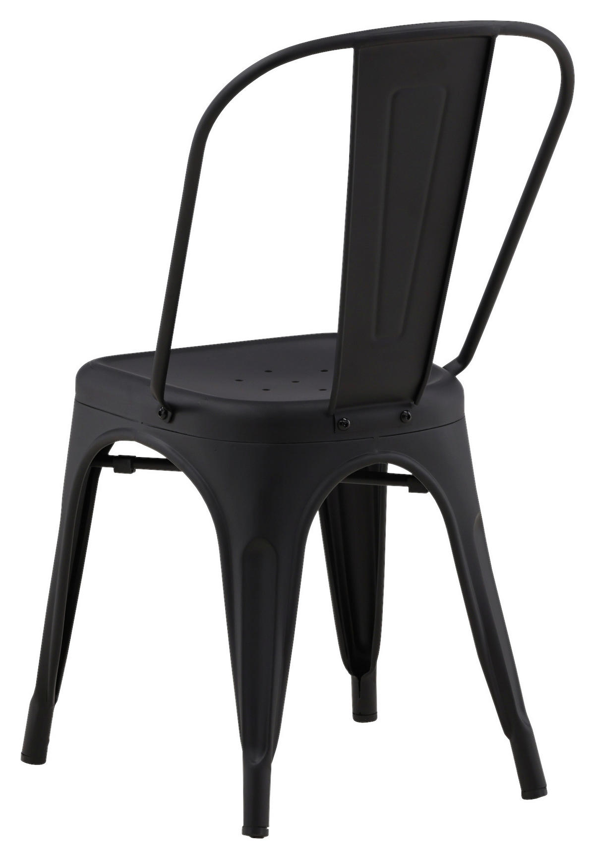 STUHL-SET  in Stahl Metall  - Schwarz, Design, Metall (45/85/53cm) - Livetastic