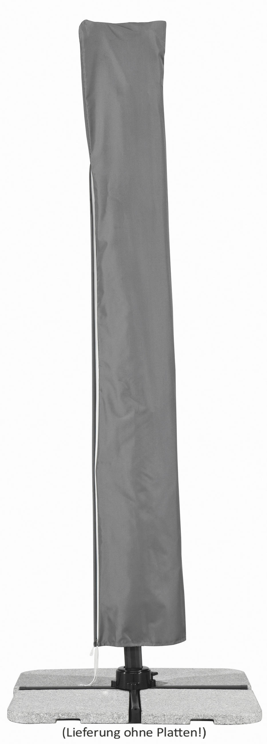 AMPELSCHIRM   - Anthrazit/Grün, Basics, Textil/Metall (338/239/270cm) - Schneider