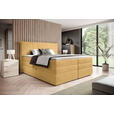 BOXSPRINGBETT 180/200 cm  in Gelb  - Gelb/Schwarz, Design, Kunststoff/Textil (180/200cm) - Esposa