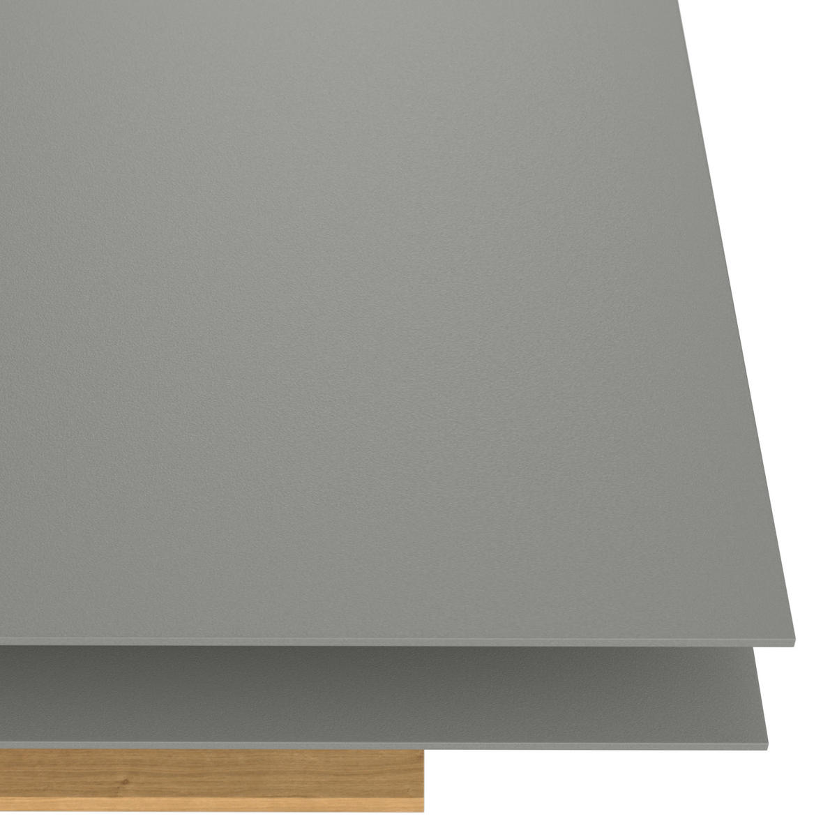 COUCHTISCH in Holz, Glas, Holzwerkstoff 120/75/43 cm  - Eichefarben/Grau, Design, Glas/Holz (120/75/43cm) - Voglauer