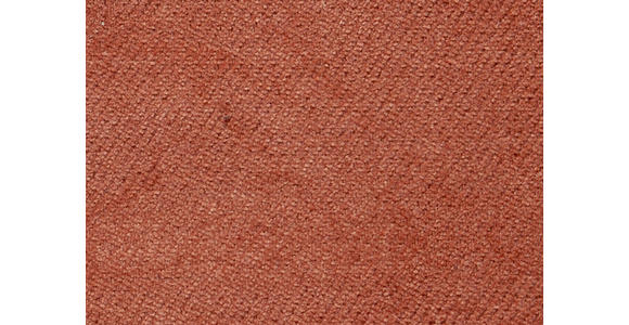 WOHNLANDSCHAFT  in Chenille, Flachgewebe Terracotta  - Terracotta/Schwarz, Design, Textil/Metall (180/344/208cm) - Dieter Knoll
