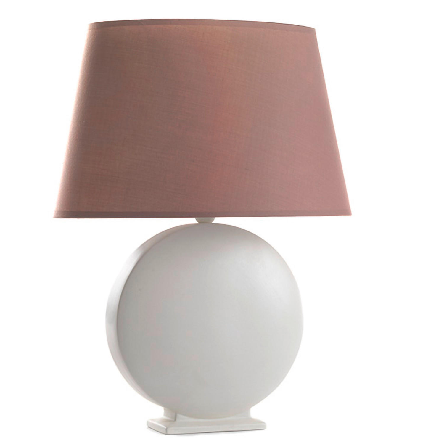 TISCHLEUCHTE 45/20/60 cm   - Erlefarben/Weiß, Basics, Keramik/Textil (45/20/60cm)