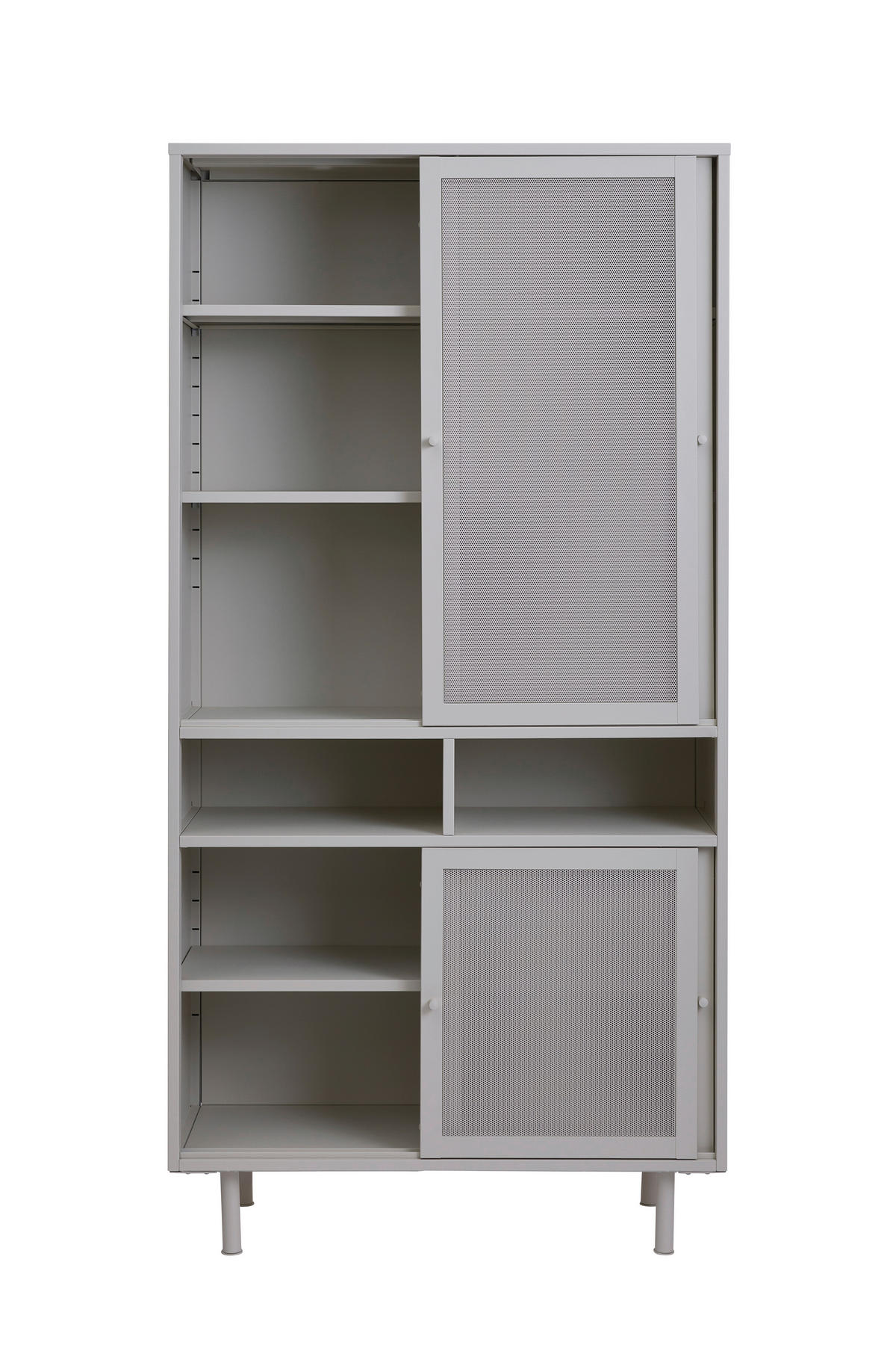 HIGHBOARD  in 90/180/40 cm  - Greige, Basics, Metall (90/180/40cm) - Boxxx