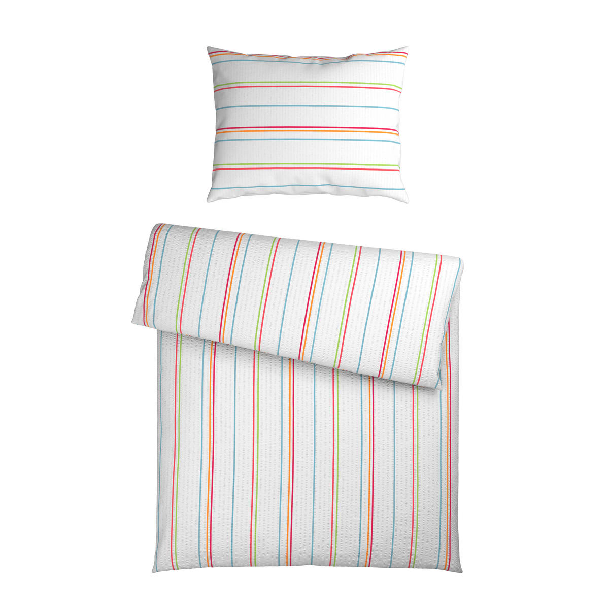 BETTWÄSCHE Mavie Seersucker 140/200 cm  - Multicolor, KONVENTIONELL, Textil (140/200cm) - Esposa