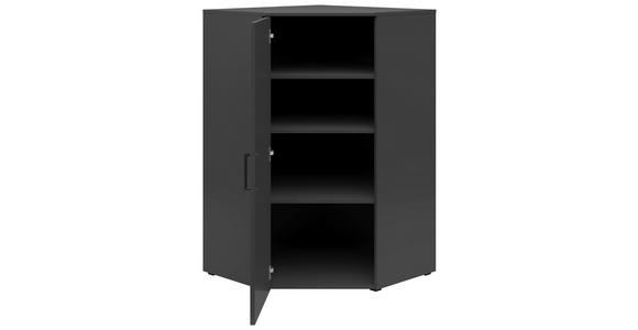 ECKKOMMODE in 101/115/79 cm - Anthrazit/Schwarz, MODERN, Holzwerkstoff/Kunststoff (101/115/79cm) - Carryhome
