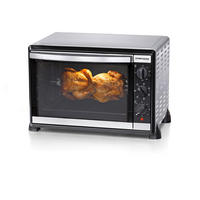 MINIBACKOFEN  - Edelstahlfarben, Basics, Metall (54.5/36/43cm) - Rommelsbacher