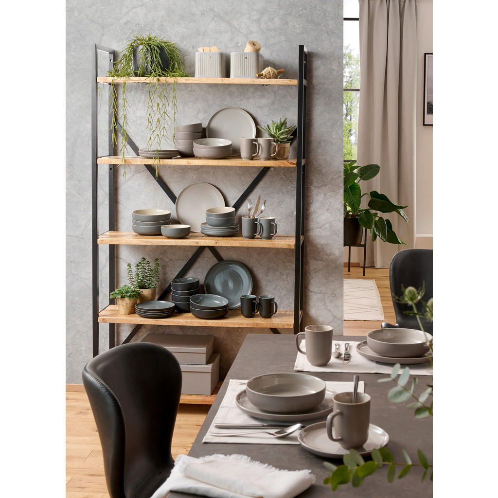 Thumbnail - Ritzenhoff Breker Kombiservice Jasper, Grau, Keramik, 20-teilig, Uni, 285 ml,500 ml, Lfgb, Essen & Trinken, Geschirr, Ge...