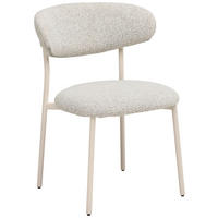 STUHL   Webstoff  - Greige/Creme, MODERN, Textil/Metall (55/80/61cm) - MID.YOU