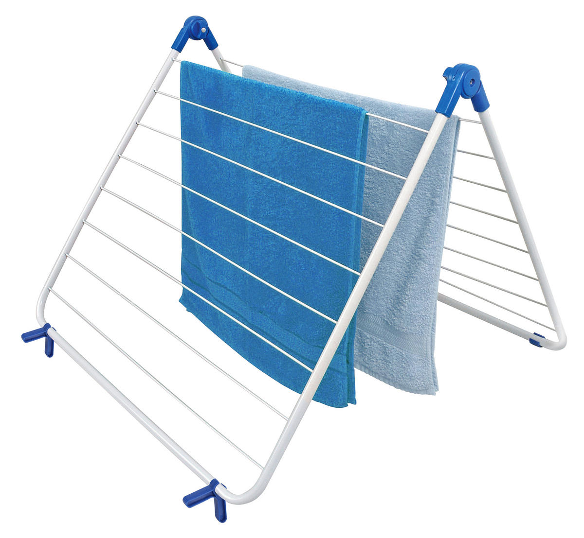 Platzsparender Wäscheständer 3,5/60/70 cm  - Weiß, Basics, Metall (3,5/60/70cm)