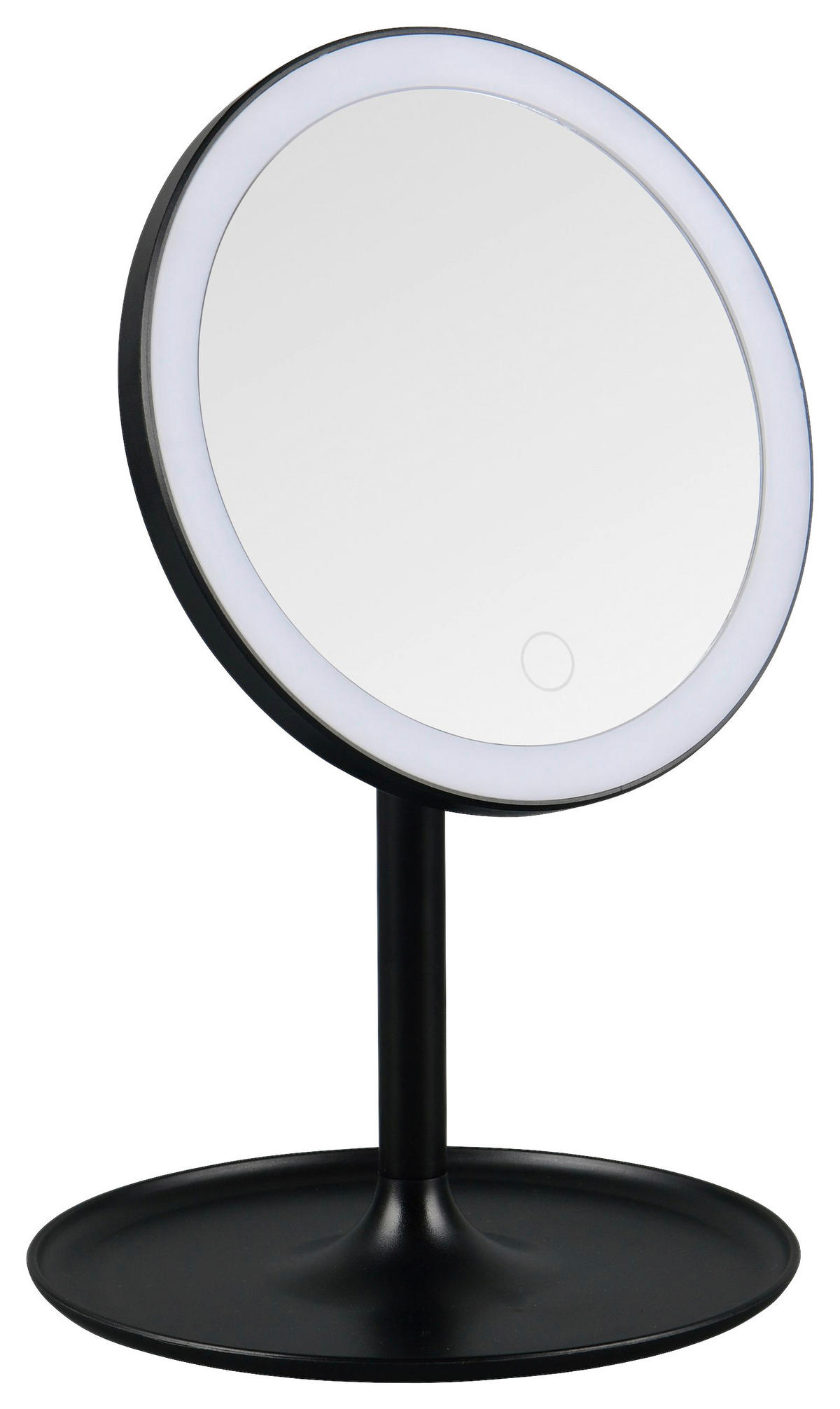 SCHMINKSPIEGEL  - Schwarz, Basics, Glas/Kunststoff (18/28,5/18cm)