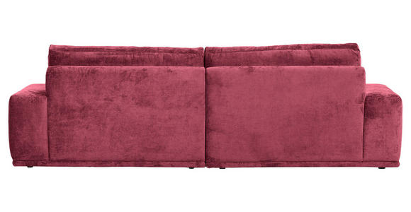 BIGSOFA Chenille Bordeaux  - Bordeaux/Schwarz, KONVENTIONELL, Kunststoff/Textil (282/73/115cm) - Carryhome